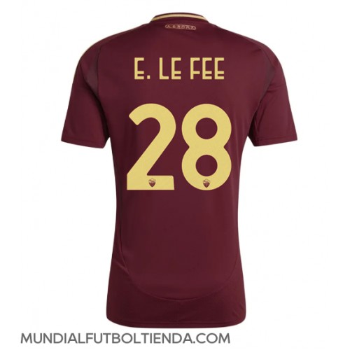 Camiseta AS Roma Enzo Le Fee #28 Primera Equipación Replica 2024-25 mangas cortas